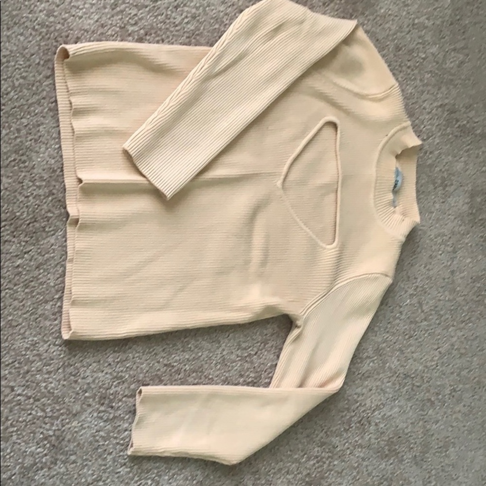 Zara Long sleeve knit shirt